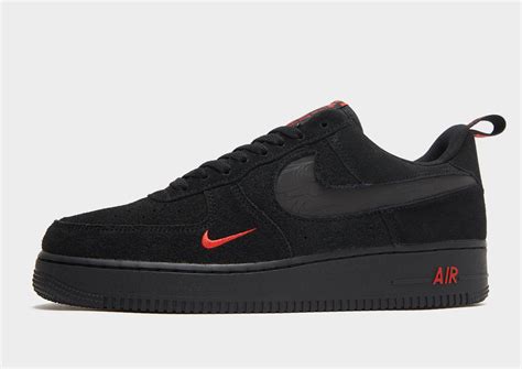 nike air force 1 07 lv8 3 zwart|Nike Air Force 1 07 lv8 black and red.